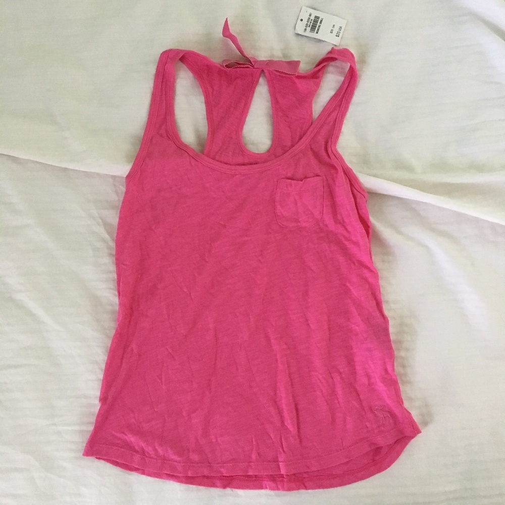 NWT Abercrombie & Fitch Tank Top with Bow on Back